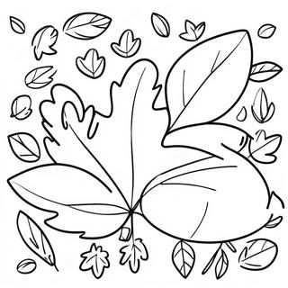 Page A Colorier Feuilles Dautomne De Maternelle 45673-37927