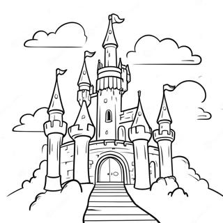 Page A Colorier Chateau Fantastique 45703-37950