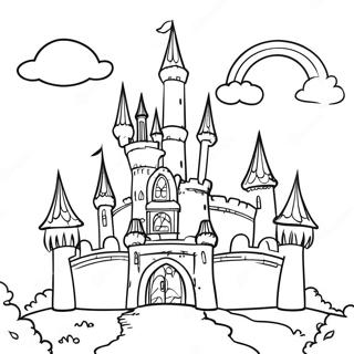 Page A Colorier Chateau Fantastique 45703-37951