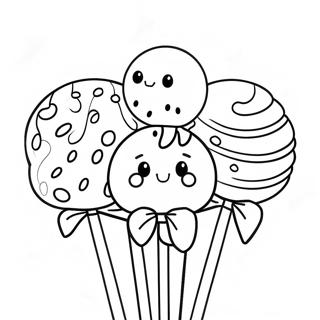 Boule De Gâteau Pages À Colorier