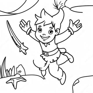 Page A Colorier Aventure Avec Peter Pan 4572-3677