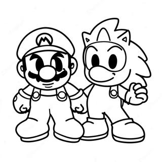 Page A Colorier Mario Et Sonic 45753-38016