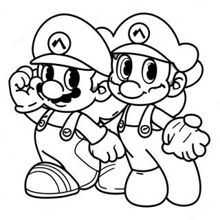 Page A Colorier Mario Et Sonic 45753-38133