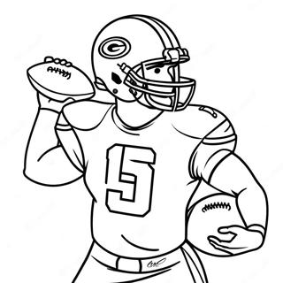 Page A Colorier Tua Tagovailoa Lancant Un Football 45764-37991