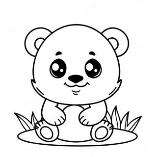 Page A Colorier De Bebe Panda 45813-38037