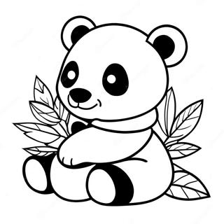 Page A Colorier De Bebe Panda 45813-38039