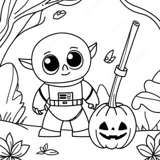 Page A Colorier Halloween De Star Wars 45823-38180