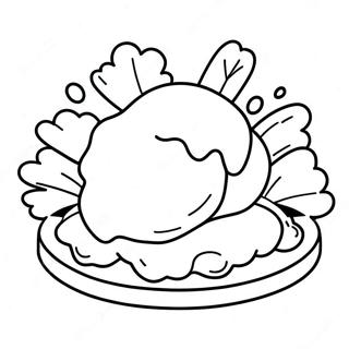 Page A Colorier De Poulet Frit 45853-38186