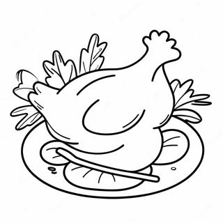 Page A Colorier De Poulet Frit 45853-38187