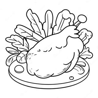 Page A Colorier De Poulet Frit 45853-38188