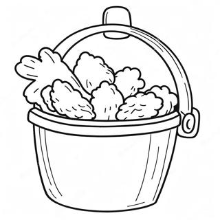 Page A Colorier De Seau De Poulet Frit Croustillant 45854-38215