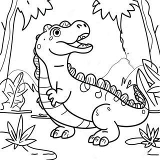 Page A Colorier De Lyle Lyle Crocodile Dans Une Aventure Dans La Jungle 45874-38095