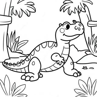 Page A Colorier De Lyle Lyle Crocodile Dans Une Aventure Dans La Jungle 45874-38096