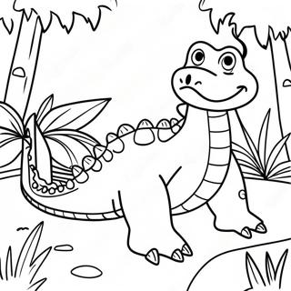 Page A Colorier De Lyle Lyle Crocodile Dans Une Aventure Dans La Jungle 45874-38218