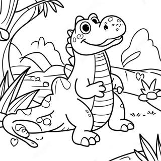 Page A Colorier De Lyle Lyle Crocodile Dans Une Aventure Dans La Jungle 45874-38219