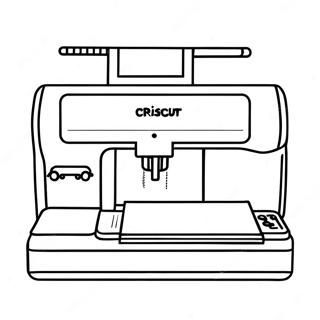 Page A Colorier De La Machine Cricut En Action 45884-38239