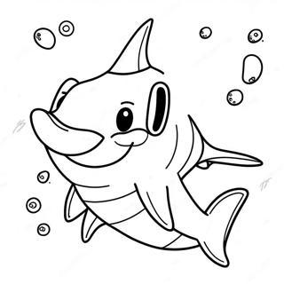 Page A Colorier De Grandma Shark Mignonne 45904-38252