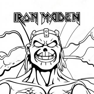 Page A Colorier Du Logo Iron Maiden 45923-38258