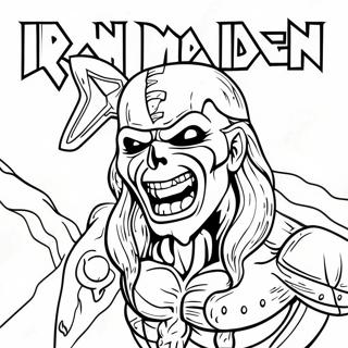 Page A Colorier Du Logo Iron Maiden 45923-38259