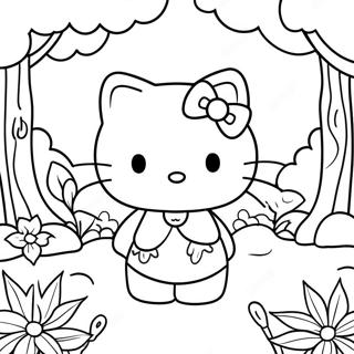 Fée Hello Kitty Pages À Colorier