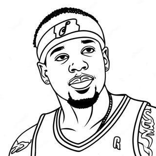 Allen Iverson Pages À Colorier