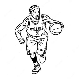 Page A Colorier Allen Iverson Dribble 45984-38305