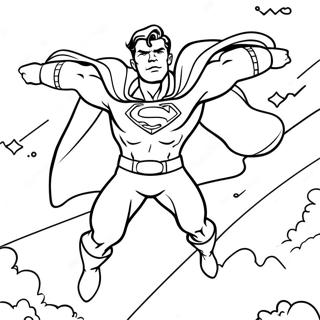 Page A Colorier De Homelander Volant Dans Le Ciel 46064-38383