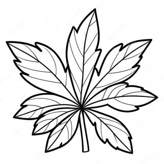 Page A Colorier De Feuille De Pot 46073-38375