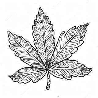 Page A Colorier De Feuille De Pot Detaillee 46074-38380