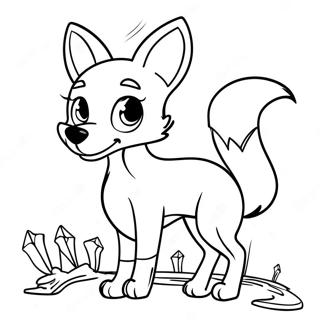 Page A Colorier De Foxy De Lankybox En Action 46094-38396