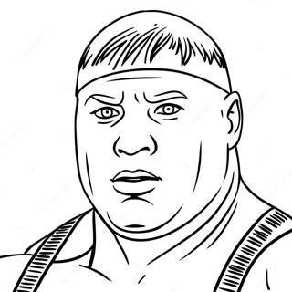 Brock Lesnar Pages À Colorier