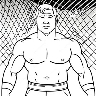 Page A Colorier Brock Lesnar En Action 46164-38451