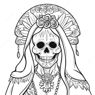 Page A Colorier Santa Muerte 46173-38455