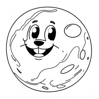 Page A Colorier De La Planete Pluton Mignonne 46184-38466