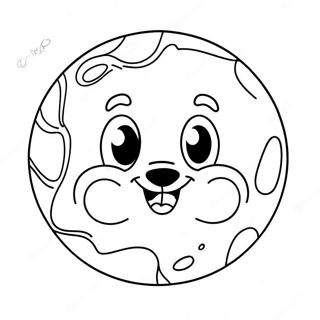 Page A Colorier De La Planete Pluton Mignonne 46184-38468