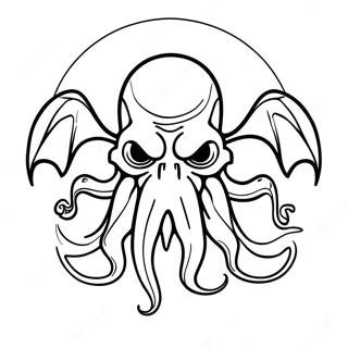 Page A Colorier Du Mythe De Cthulhu 46303-38562