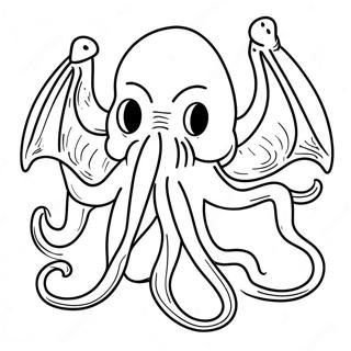 Page A Colorier Du Mythe De Cthulhu 46303-38564