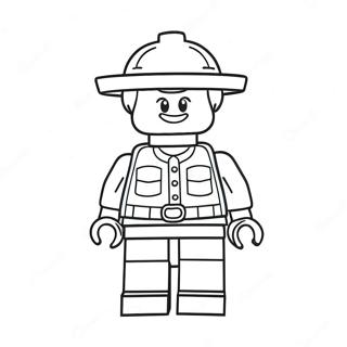 Page A Colorier De Minifigure Lego Drole 46324-38581