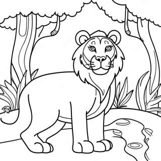 Page A Colorier Du Royaume Animal 46373-38618