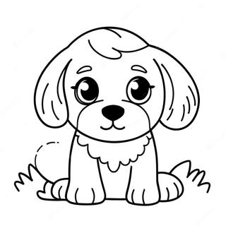 Mignon Chiot Cavapoo A Colorier 46444-38671