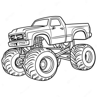 Page A Colorier Monster Truck Rampage 46554-38755