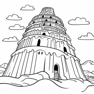 Page A Colorier Tour De Babel 46593-38794