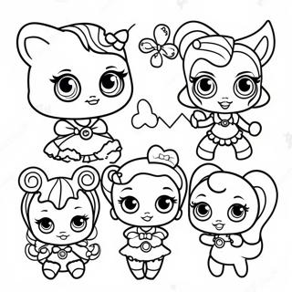 Page A Colorier De Personnages Mignons De Monster High 46604-38801