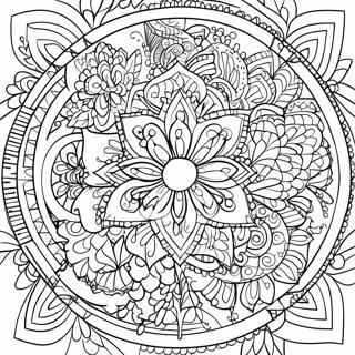 Page A Colorier De Mandala Dart Islamique Facile 46613-38812