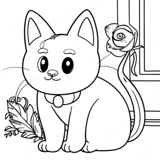 Page A Colorier Marie Le Chat 4662-3750