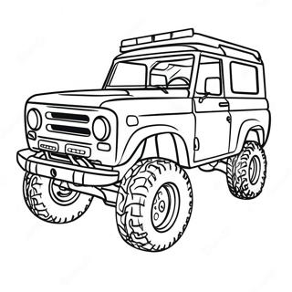 Page A Colorier Vehicule Tout Terrain Aventure 46683-38870