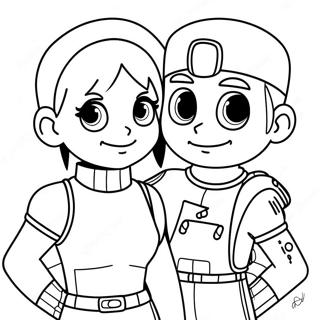 Page A Colorier Equipe Rocket Jessie Et James 46694-38874