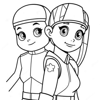 Page A Colorier Equipe Rocket Jessie Et James 46694-38876