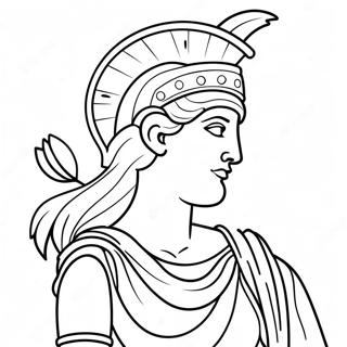 Page A Colorier Deesse Athena 46743-38919