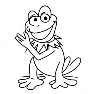 Page A Colorier Kermit La Grenouille 46753-38915